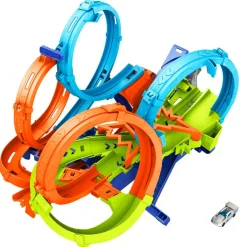 Hot Wheels ® 4-Loop Crash-Out™ Track Set New