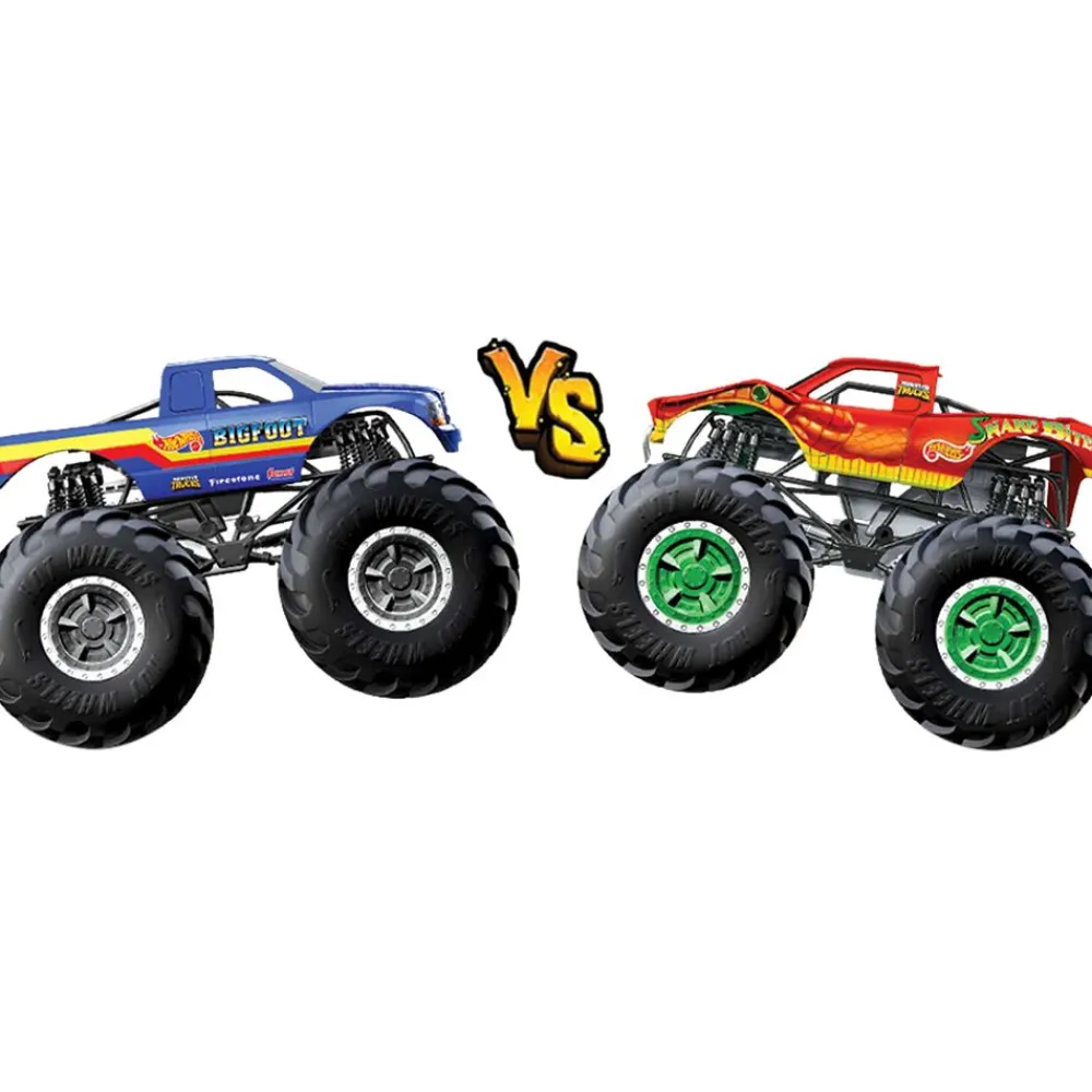 Hot Wheels Monster Truck 1:64 Demolition Doubles 2-Pack Asst Best