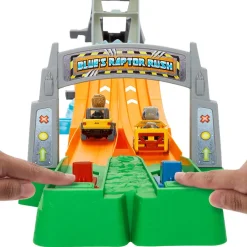 Hot Wheels Racerverse Blue'S Raptor Rush TrackSet Hot