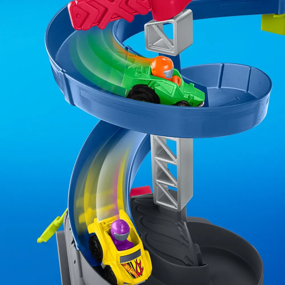 Fisher Price Hot Wheels Spiral Stunt Speedway by Little People Online