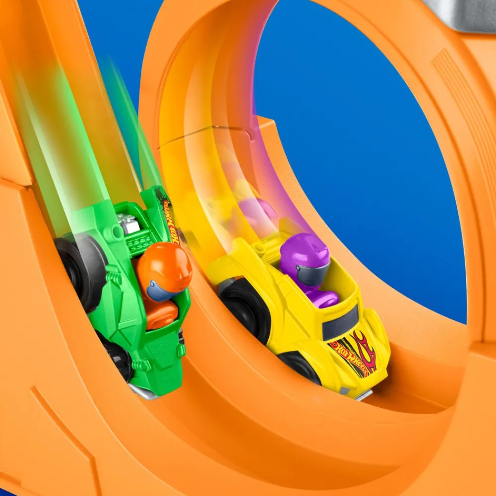 Fisher Price Hot Wheels Spiral Stunt Speedway by Little People Online