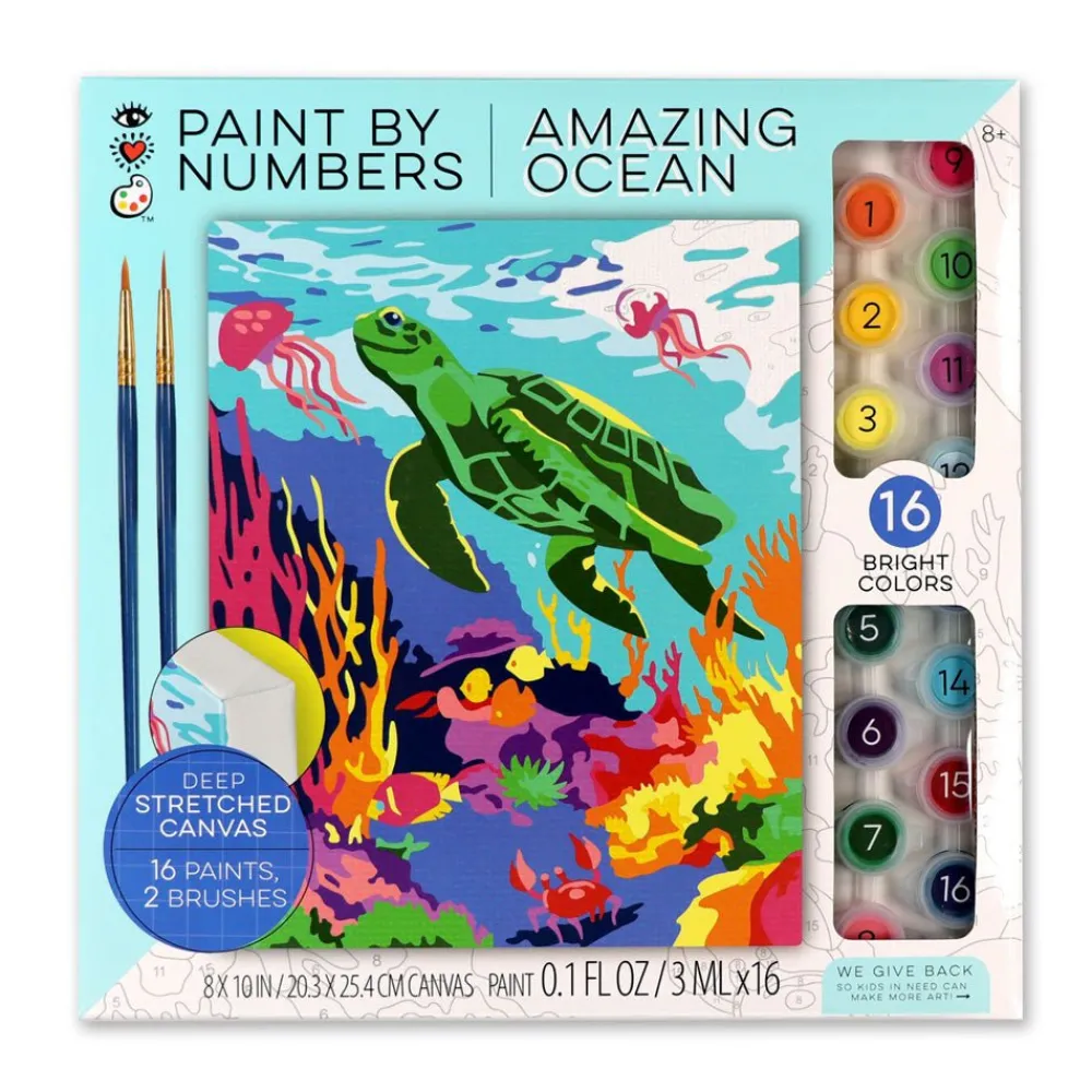 AR Bill Service (Bright Stripes LLC) iHeartArt Paint By Numbers- Amazing Ocean Clearance