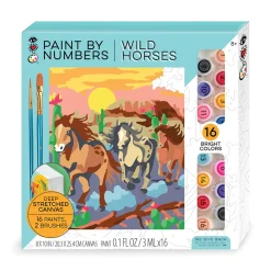 AR Bill Service (Bright Stripes LLC) iHeartArt Paint By Numbers Wild Horses Hot