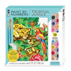 AR Bill Service (Bright Stripes LLC) iHeartArt Paint By Numbers- Tropical Jungle New