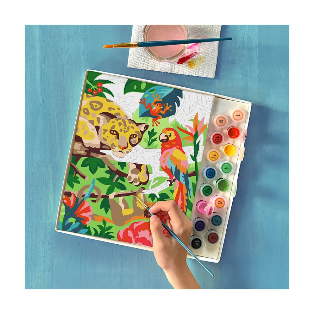AR Bill Service (Bright Stripes LLC) iHeartArt Paint By Numbers- Tropical Jungle New