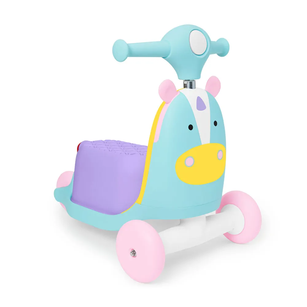 Skip Hop Inc. 3-in-1 Ride On Toy- Unicorn Clearance