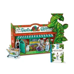 Mastermind Toys Jack and the Giant's Grocery Store and Beanstalk Book and Playset Book Sale