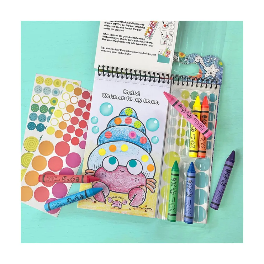 AR Bill Service (Bright Stripes LLC) JR Art on the Go! Dotty Ocean Clearance