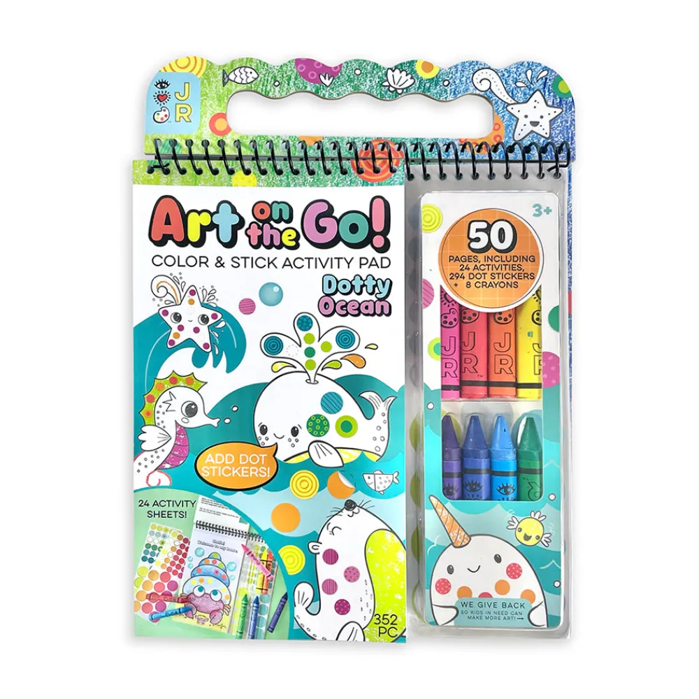 AR Bill Service (Bright Stripes LLC) JR Art on the Go! Dotty Ocean Clearance