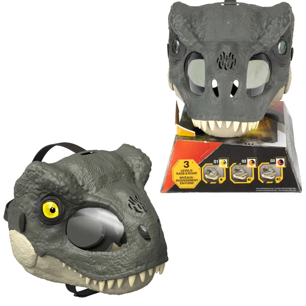Mattel Canada Inc. JURASSIC WORLD Deluxe Feature Mask New