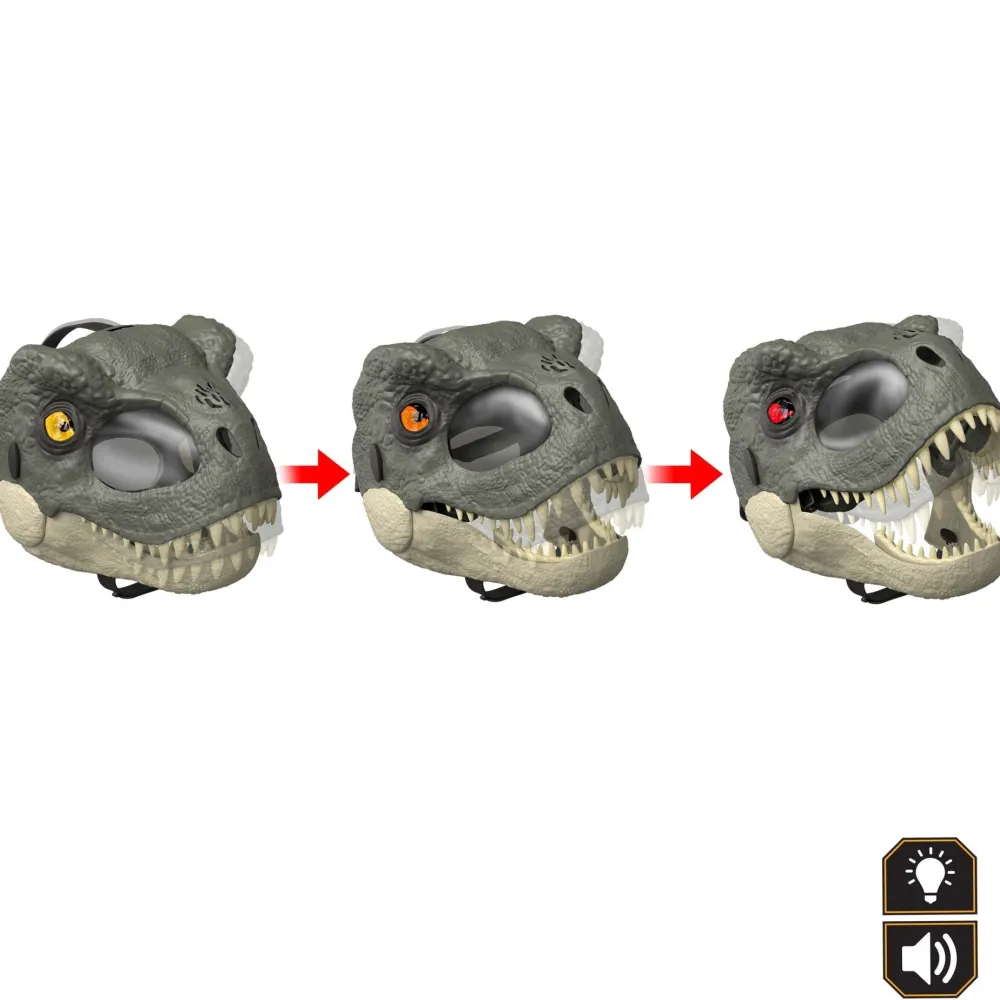 Mattel Canada Inc. JURASSIC WORLD Deluxe Feature Mask New