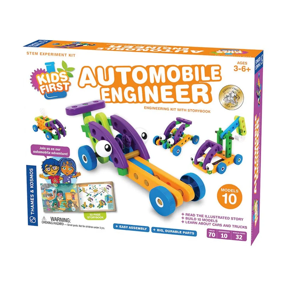 Thames & Kosmos Kids First Automobile Engineer Kit and Storybook Hot