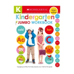 Scholastic Canada Ltd. Kindergarten Jumbo Workbook Hot