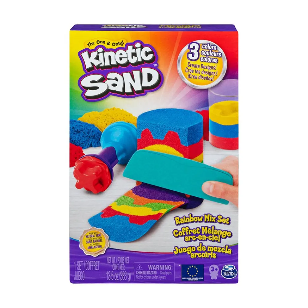 Spin Master Ltd. Kinetic Sand Rainbow Mix Set Hot