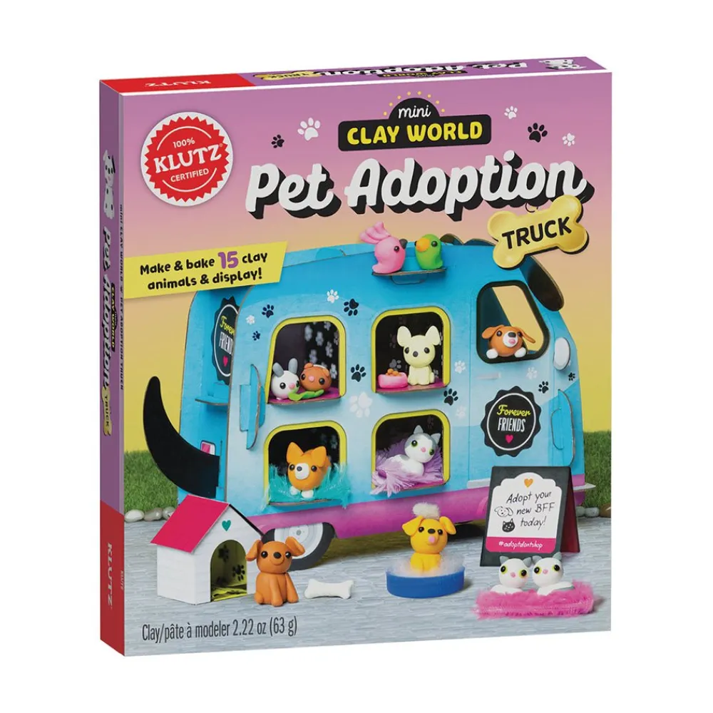 Scholastic Canada Ltd. Klutz Mini Clay World Pet Adoption Truck Clearance