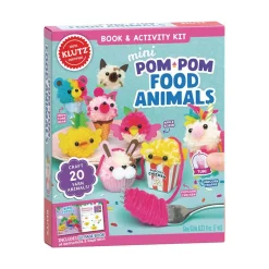 Scholastic Canada Ltd. Klutz Mini Pom-Pom Food Animals Hot