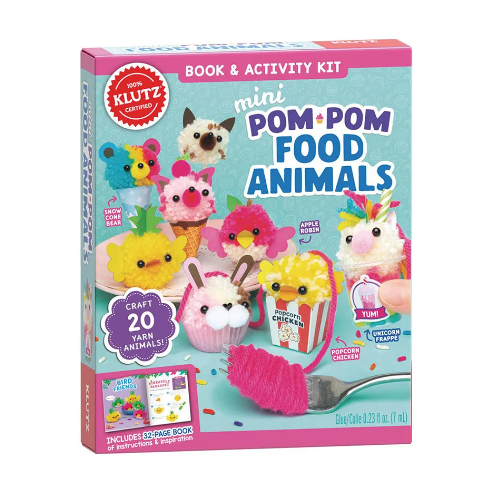 Scholastic Canada Ltd. Klutz Mini Pom-Pom Food Animals Hot