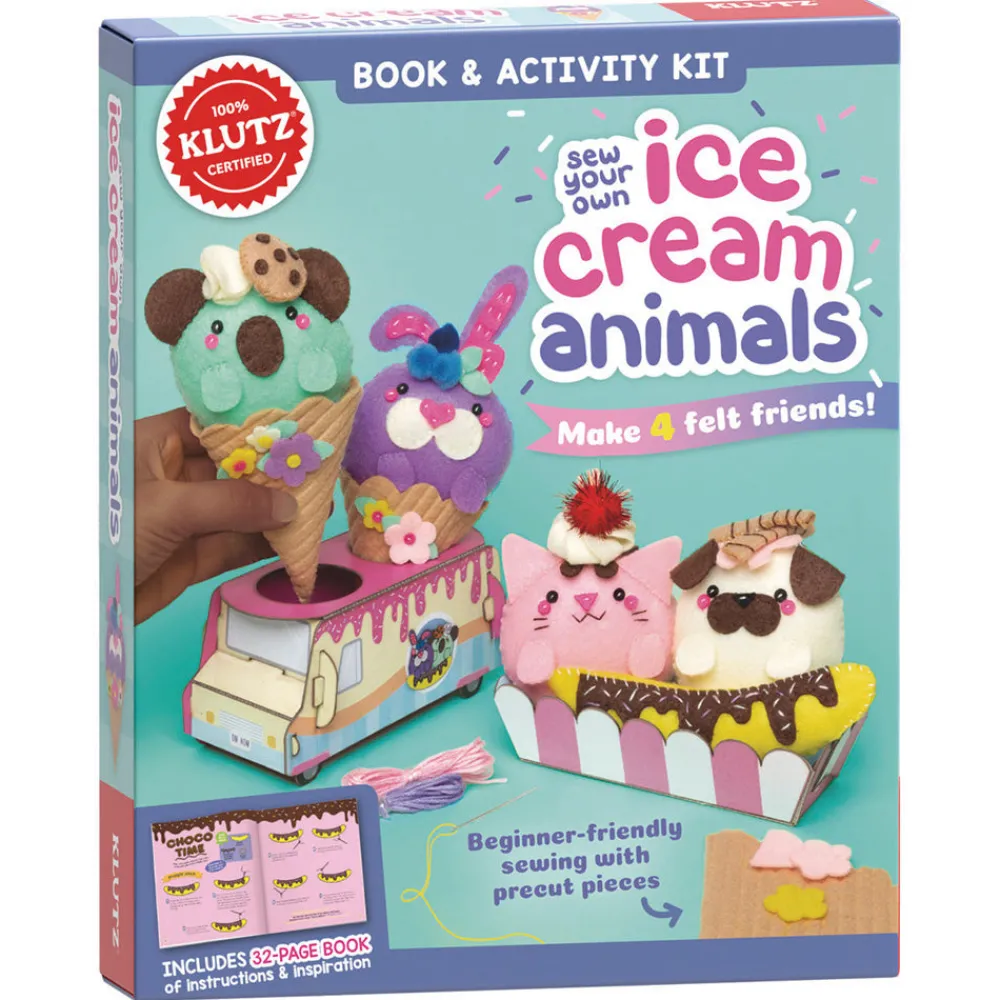 Scholastic Canada Ltd. Klutz Sew Your Own Ice Cream Animals Outlet