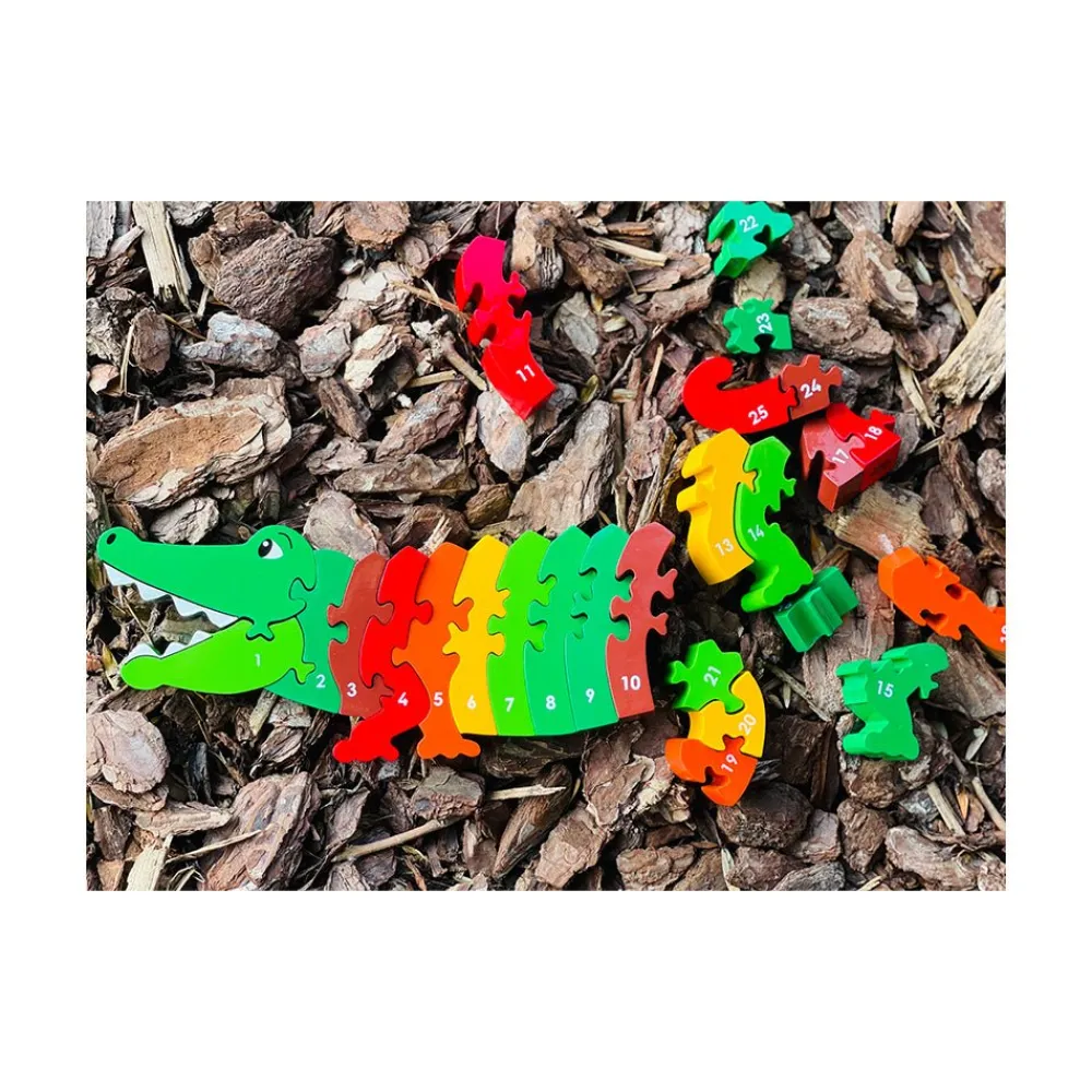Lanka Kade Crocodile 1-25 Wooden Jigsaw Puzzle Discount