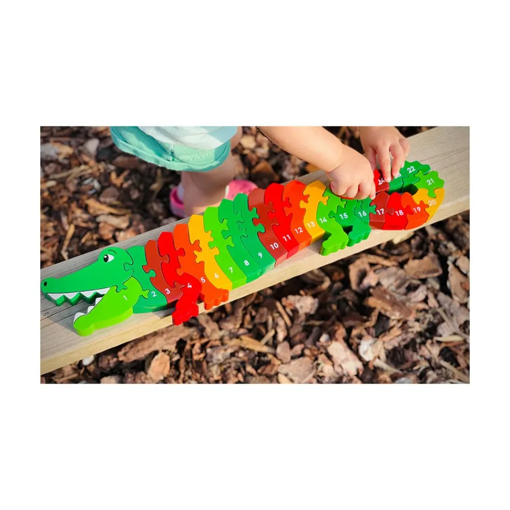 Lanka Kade Crocodile 1-25 Wooden Jigsaw Puzzle Discount