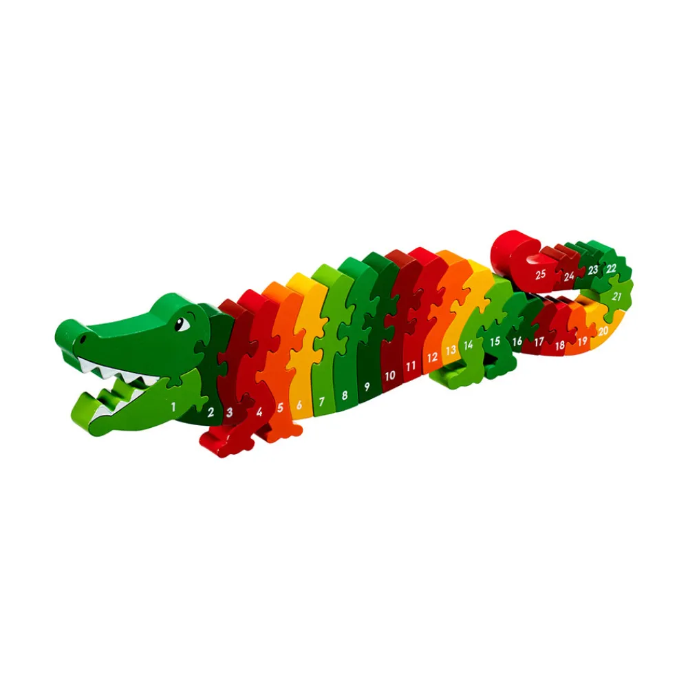 Lanka Kade Crocodile 1-25 Wooden Jigsaw Puzzle Discount