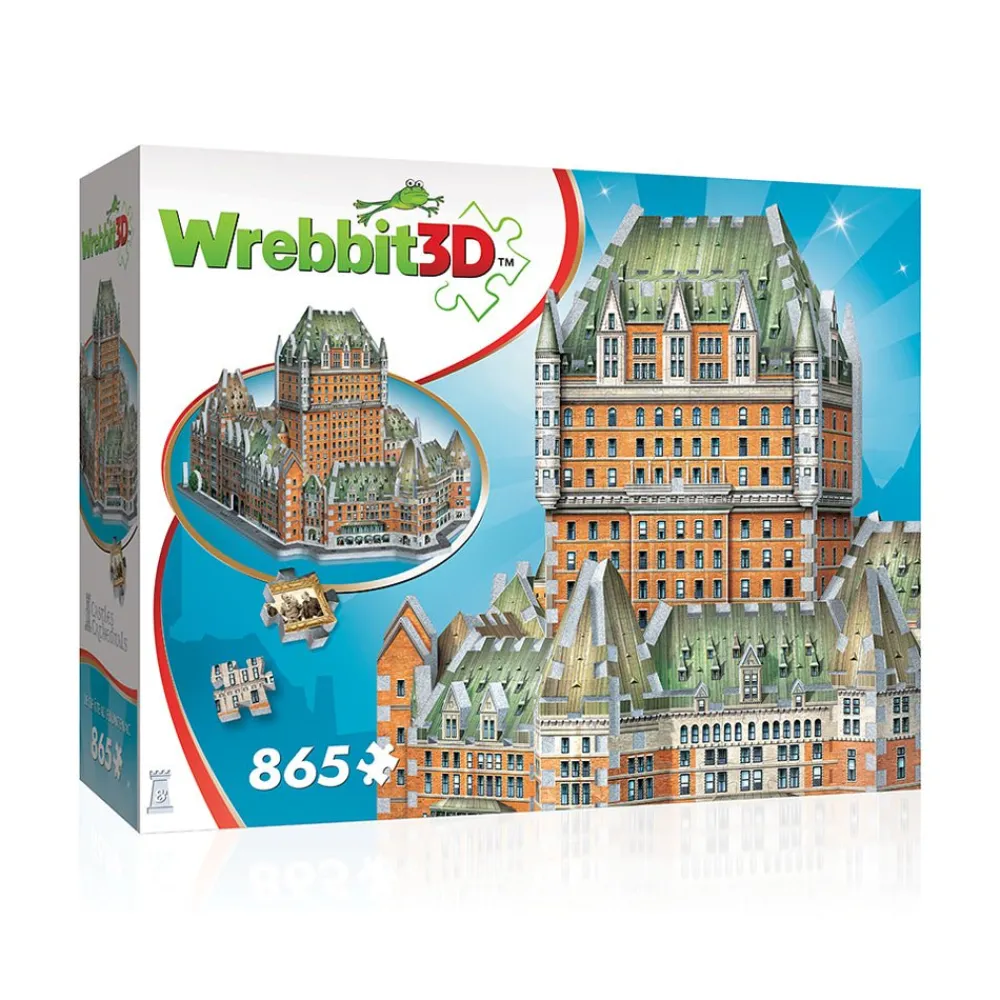 Wrebbit Le Château Frontenac 3D Jigsaw Puzzle (865-Piece) Clearance