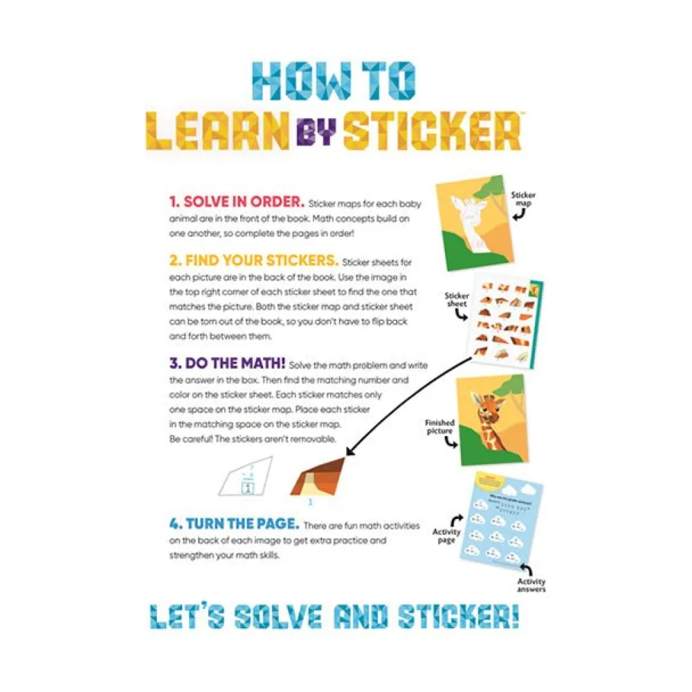Hachette Book Group Learn by Sticker: Addition and Subtraction New