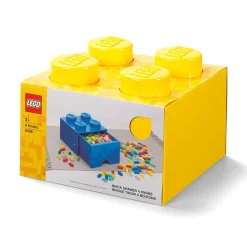 Kroeger Inc. LEGO - 4 Knobs Brick 1 Drawer Bright Yellow Best