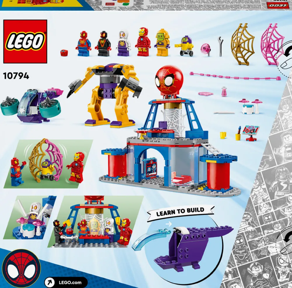 Lego Canada Inc. LEGO® 4+ Team Spidey Web Spinner Headquarters 10794 Outlet