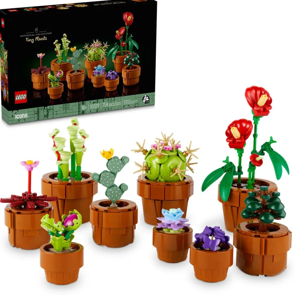 LEGO ® Botanicals Tiny Plants Building Set for Adults 10329 New
