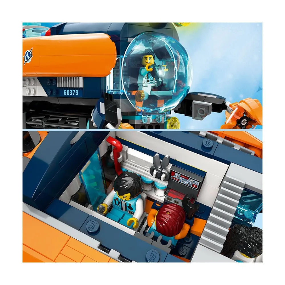 LEGO ® City Deep-Sea Explorer Submarine 60379 Building Toy Set (842 Pieces) Clearance