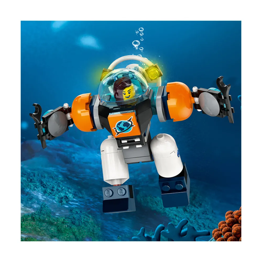 LEGO ® City Deep-Sea Explorer Submarine 60379 Building Toy Set (842 Pieces) Clearance