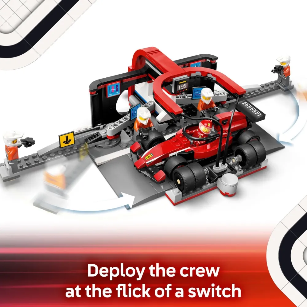 LEGO ® City F1® Pit Stop & Pit Crew with Ferrari Car 60443 Discount