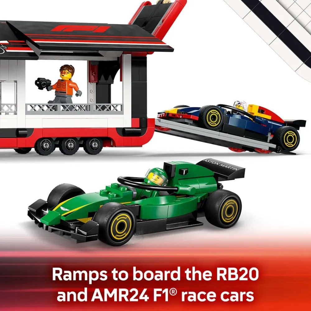 LEGO ® City F1® Truck with RB20 & AMR24 F1® Cars 60445 Discount