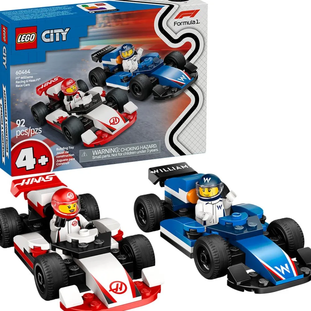 LEGO ® City F1® Williams Racing & Haas F1® Race Cars 60464 Fashion