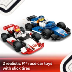 LEGO ® City F1® Williams Racing & Haas F1® Race Cars 60464 Fashion