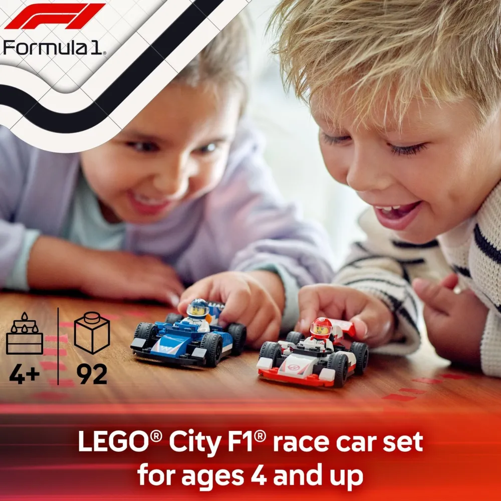 LEGO ® City F1® Williams Racing & Haas F1® Race Cars 60464 Fashion