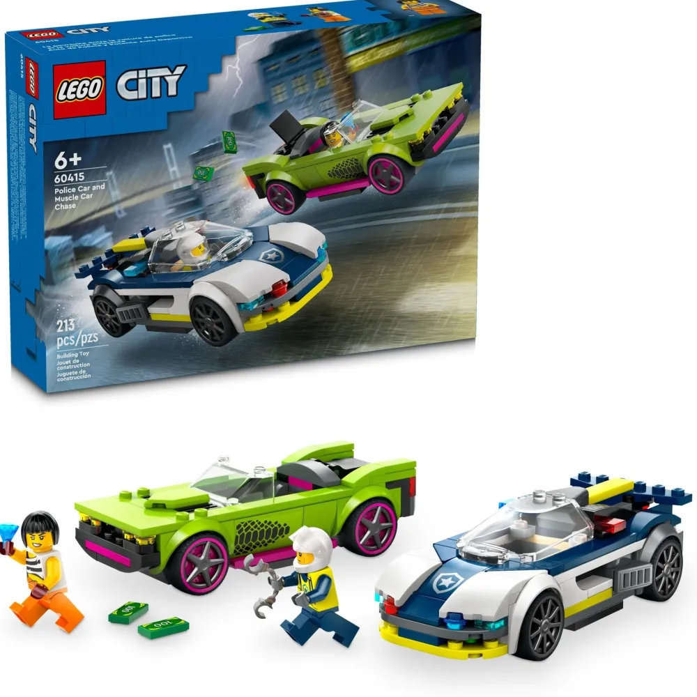 Lego Canada Inc. LEGO® City Police Car and Muscle Car Chase Set 60415 Best