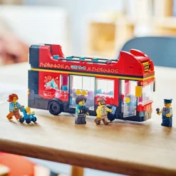 LEGO ® City Red Double-Decker Sightseeing Bus Toy 60407 Fashion