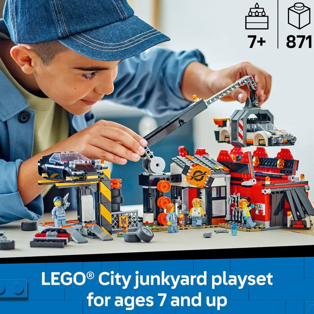 LEGO ® City Scrapyard with Cars 60472 Discount