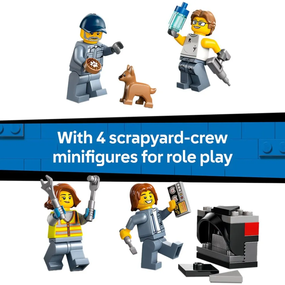 LEGO ® City Scrapyard with Cars 60472 Discount