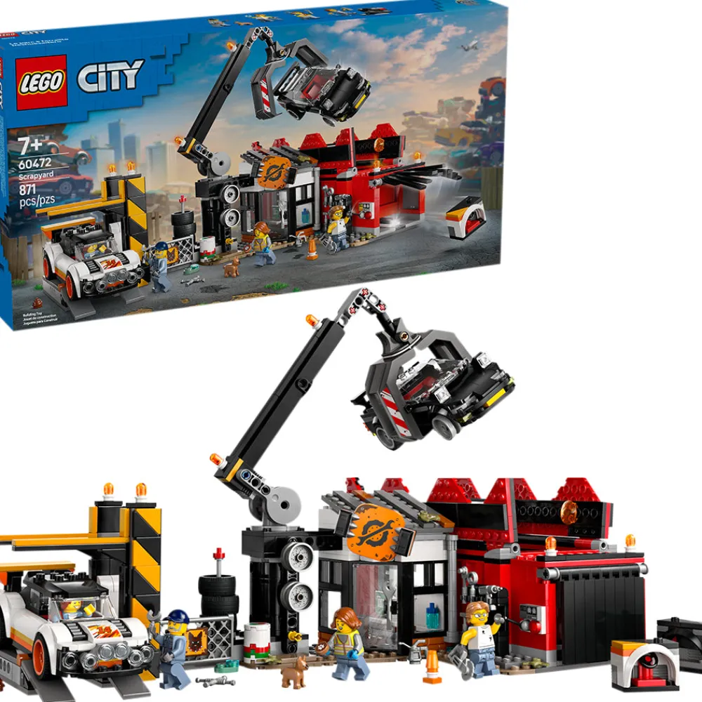 LEGO ® City Scrapyard with Cars 60472 Discount