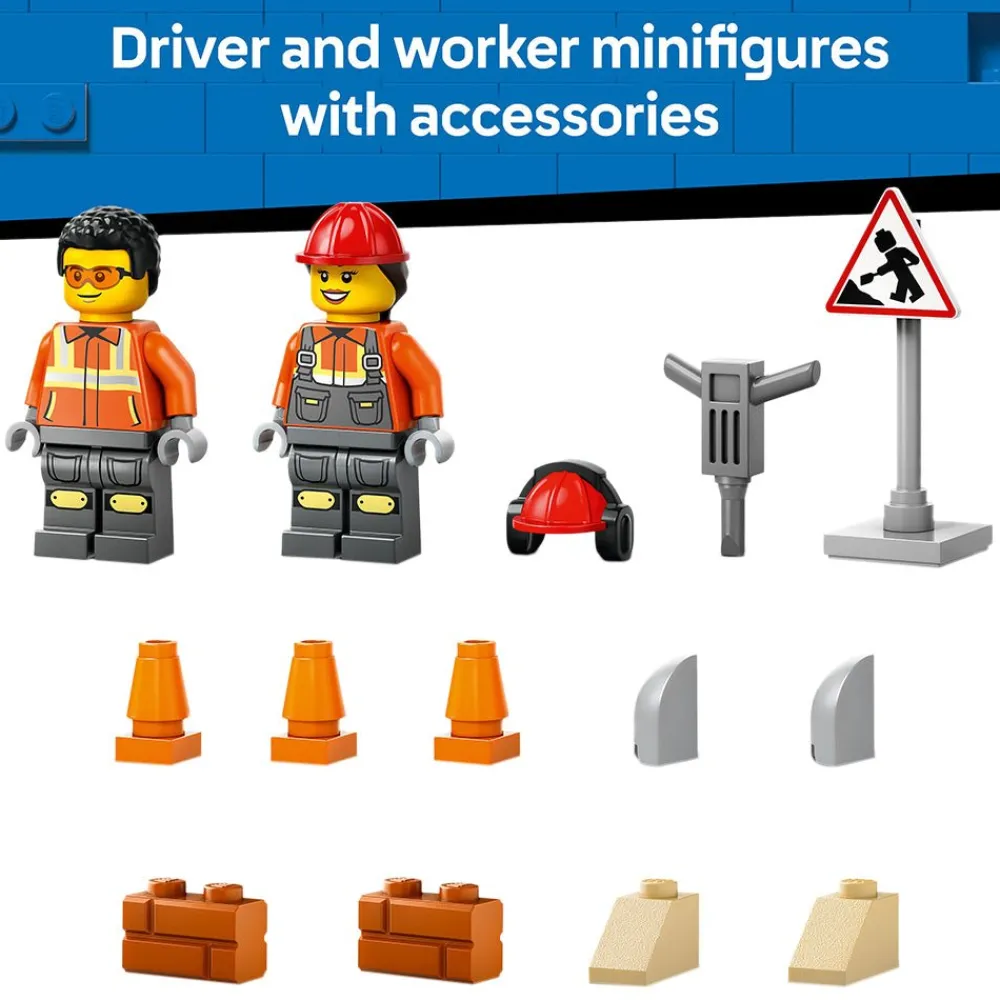 LEGO ® City Yellow Construction Wheel Loader 60450 Hot