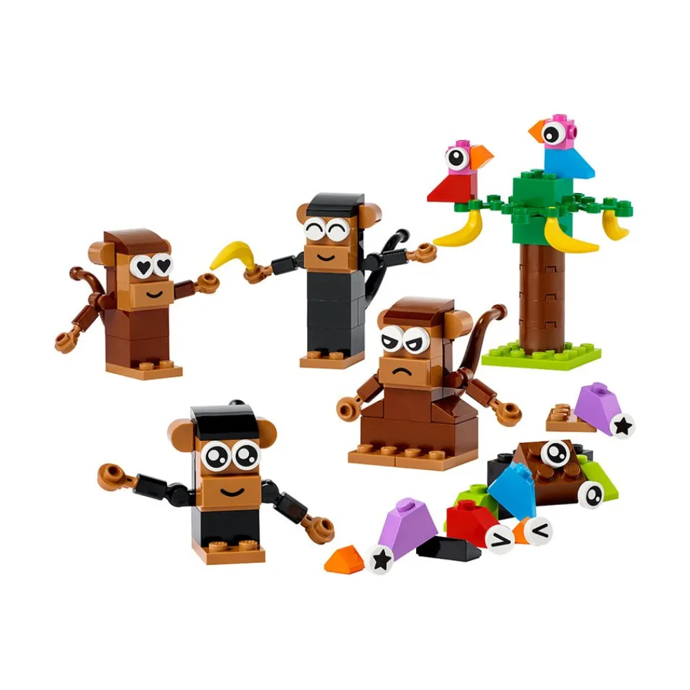 LEGO ® Classic Creative Monkey Fun 11031 Building Toy Set (135 Pieces) Sale