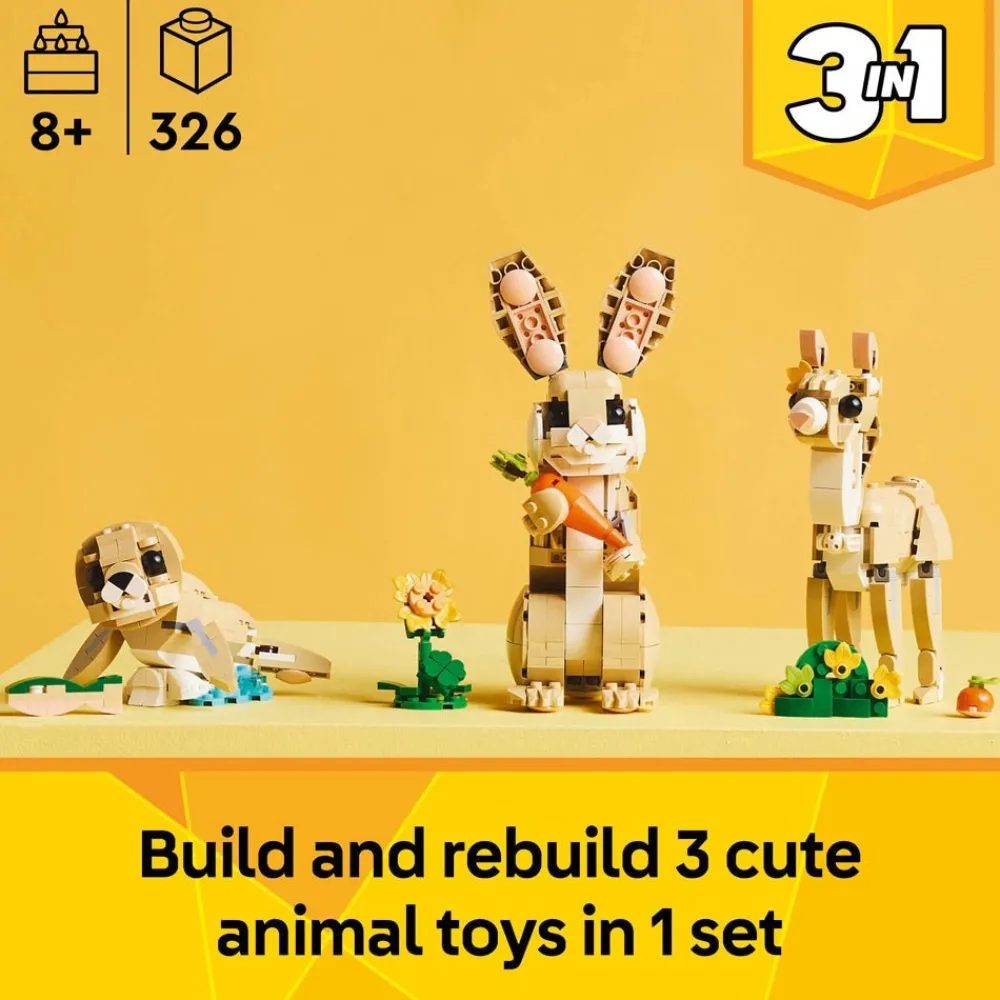 LEGO ® Creator 3in1 Cute Bunny 31162 Clearance