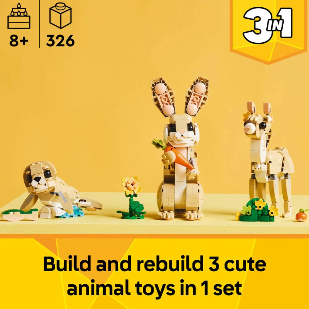 LEGO ® Creator 3in1 Cute Bunny 31162 Clearance