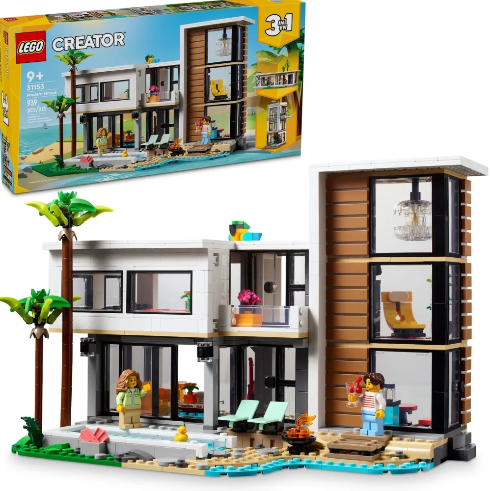 Lego Canada Inc. LEGO® Creator 3in1 Modern House Toy Playset for Kids 31153 Hot
