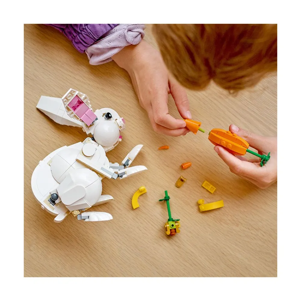 LEGO ® Creator 3in1 White Rabbit 31133 Building Toy Set (258 Pieces) Sale