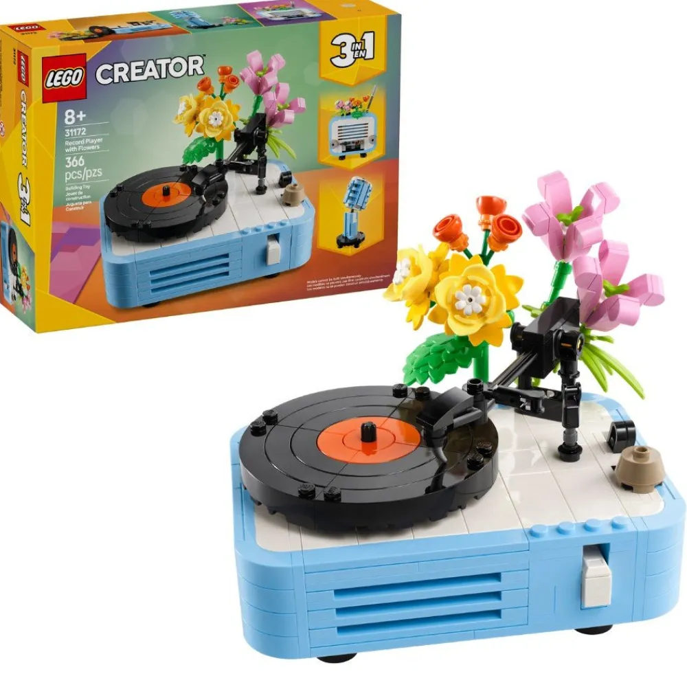 LEGO ® Creator Record Player with Flowers 31172 New