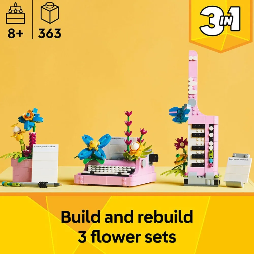 LEGO ® Creator Typewriter with Flowers 31169 Outlet